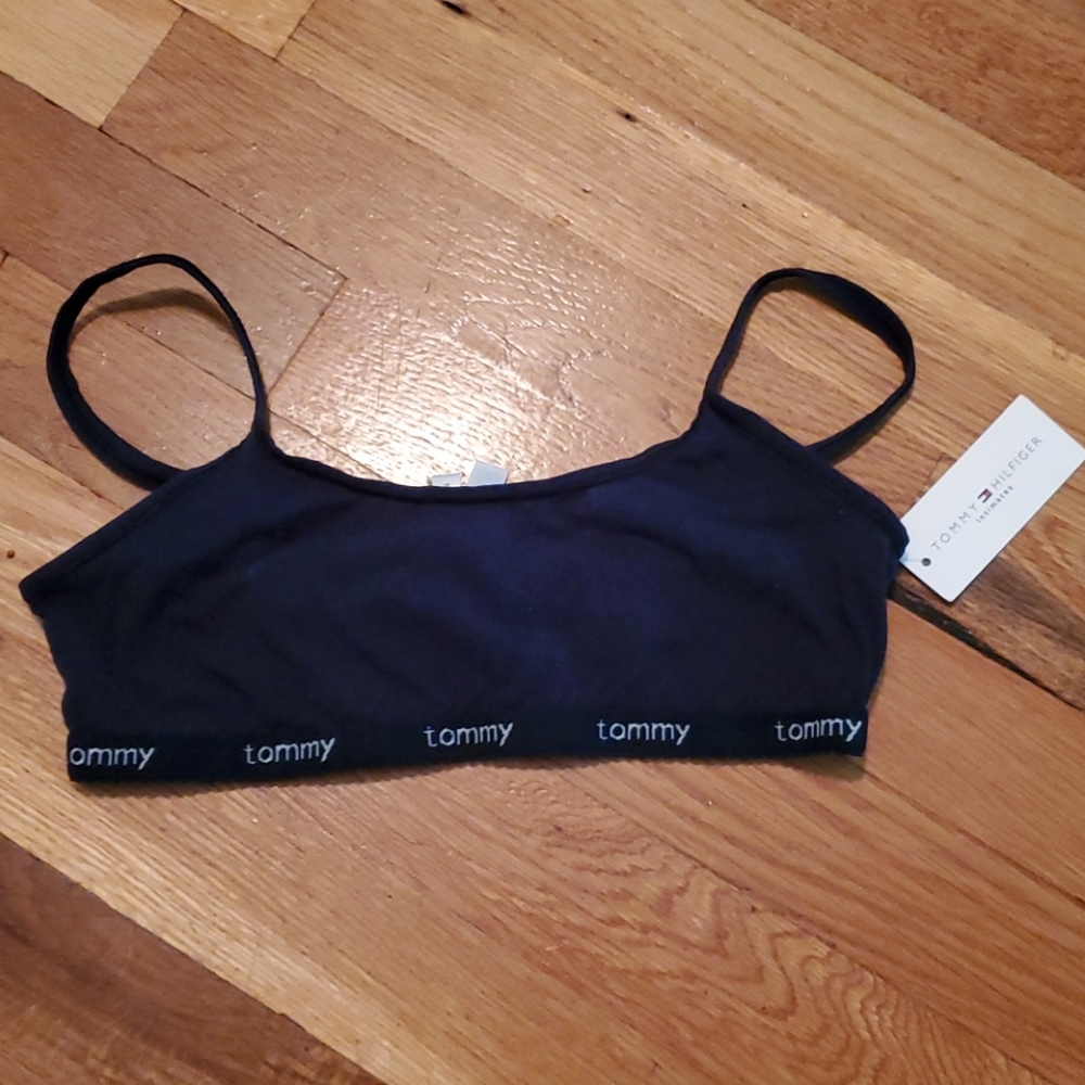 Navy soft bra